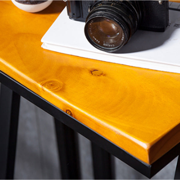 Industrial Square Counter & Bar Stool Metal Natural Counter Height Stool for Cafe