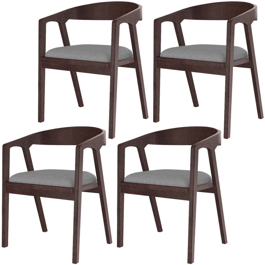 Dining Room Arm Chairs Modern Solid Wood Kitchen Side Chair for Home