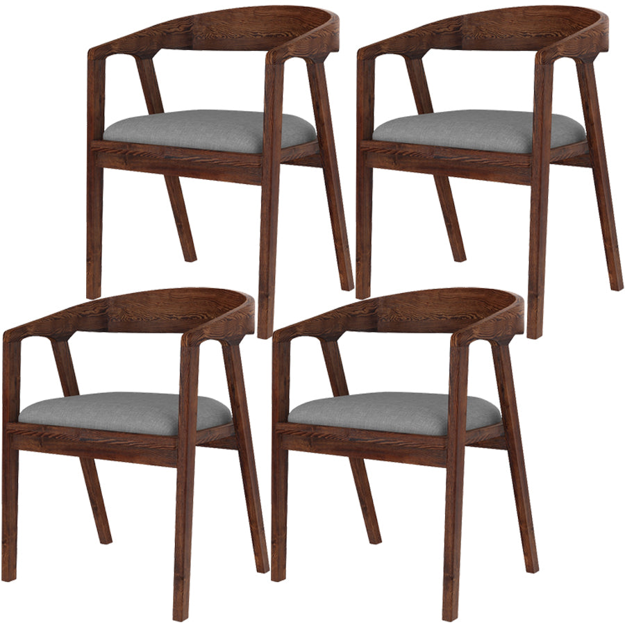 Dining Room Arm Chairs Modern Solid Wood Kitchen Side Chair for Home