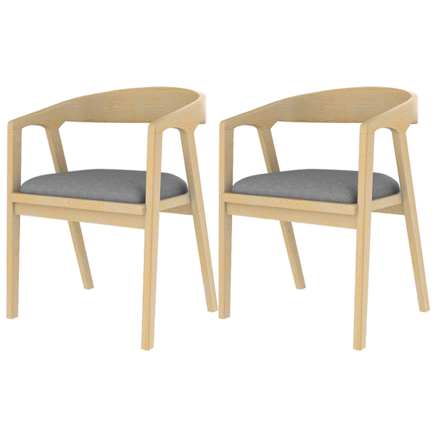 Dining Room Arm Chairs Modern Solid Wood Kitchen Side Chair for Home
