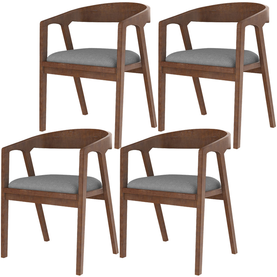 Dining Room Arm Chairs Modern Solid Wood Kitchen Side Chair for Home