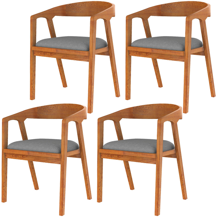 Dining Room Arm Chairs Modern Solid Wood Kitchen Side Chair for Home
