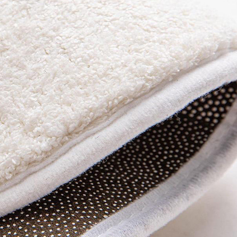 Black Modern Rug Polyester Kids Indoor Rug Stain Resistant Rug for Living Room