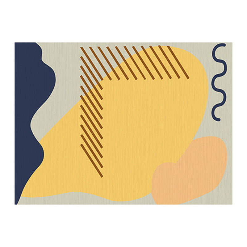 Pink Nordic Carpet Polyester Color Piece Area Carpet Washable Carpet for Living Room