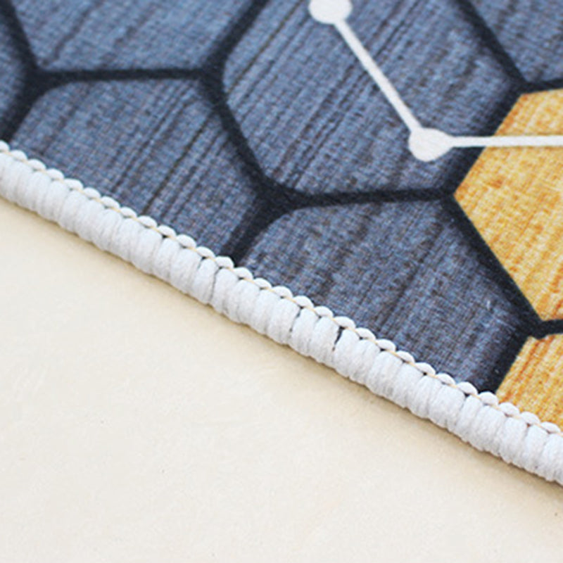 Pink Nordic Carpet Polyester Color Piece Area Carpet Washable Carpet for Living Room