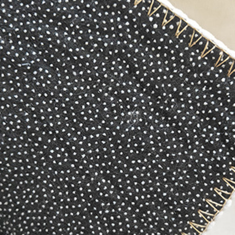 Green Modern Rug Polyester Color Piece Rug Washable Area Rug for Living Room