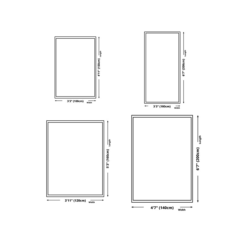 Pink Abstract Color Piece Rug Polyester Modern Rug Stain Resistant Rug for Living Room