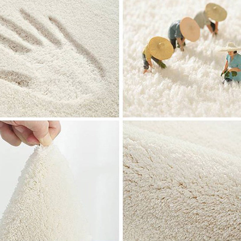 Light Brown Abstract Graphic Rug Polyester Modern Rug for Drawing Room