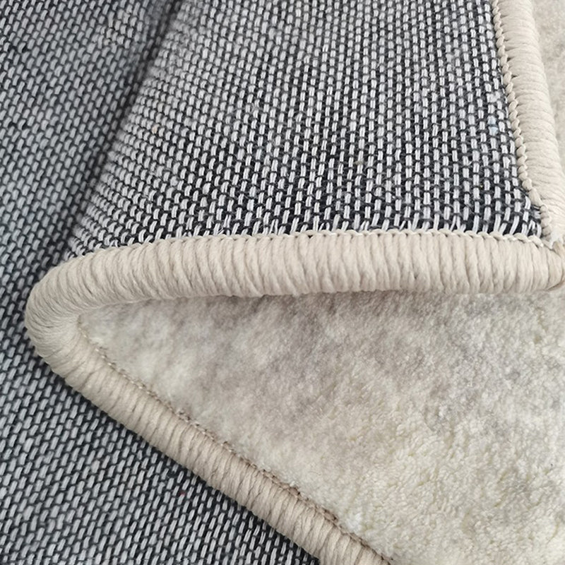 Light Brown Abstract Graphic Rug Polyester Modern Rug for Drawing Room