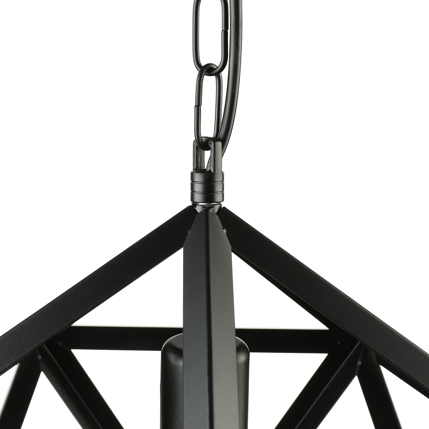 14 "/ 18" Dia Geométrique Métal Éclairage pendentif industriel 1 Bulbe Room Plafond Light in Black / Rust