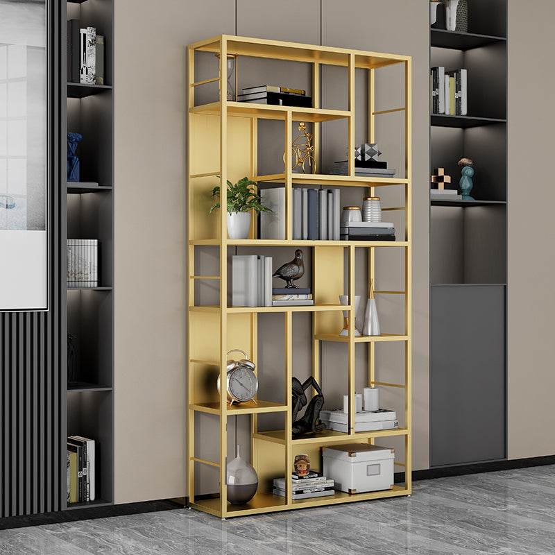 11.81"W Bookcase Contemporary Style Open Back Bookshelf for Home Office