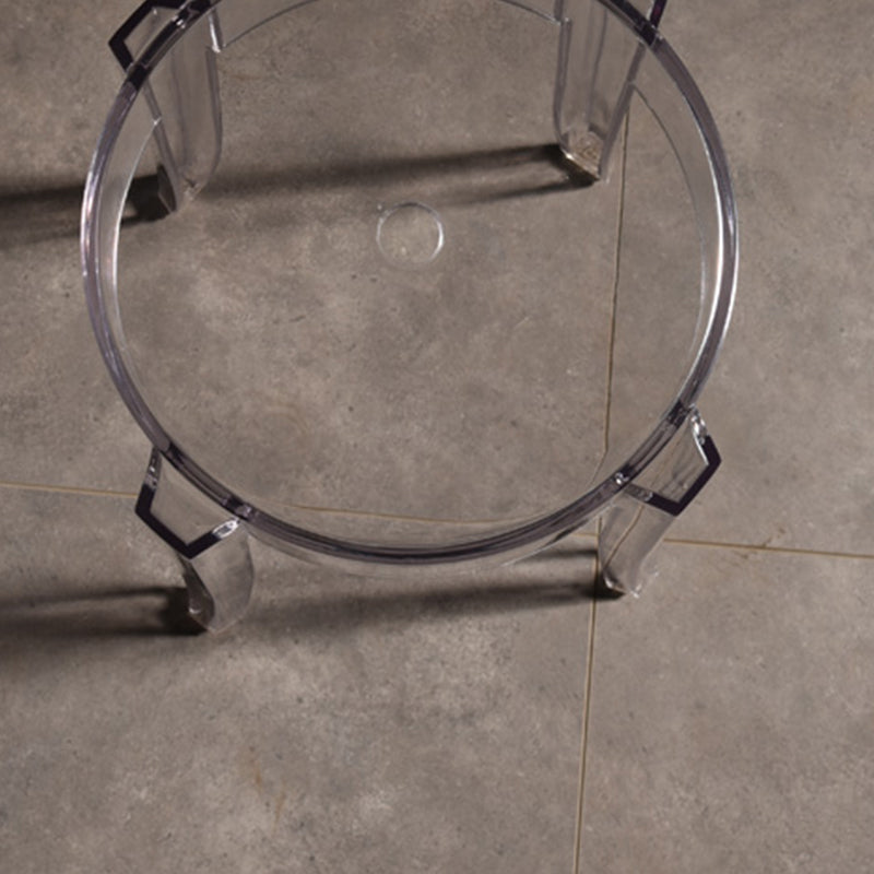 Modern Style Bar-stool Acrylic Round Counter Bar Stool for Kitchen Bar