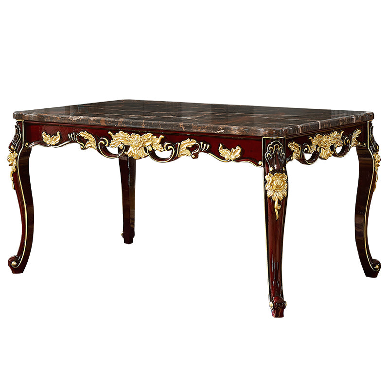 Marble Furniture Rectangle 4 Legs Dining Room Collection for Dining Room