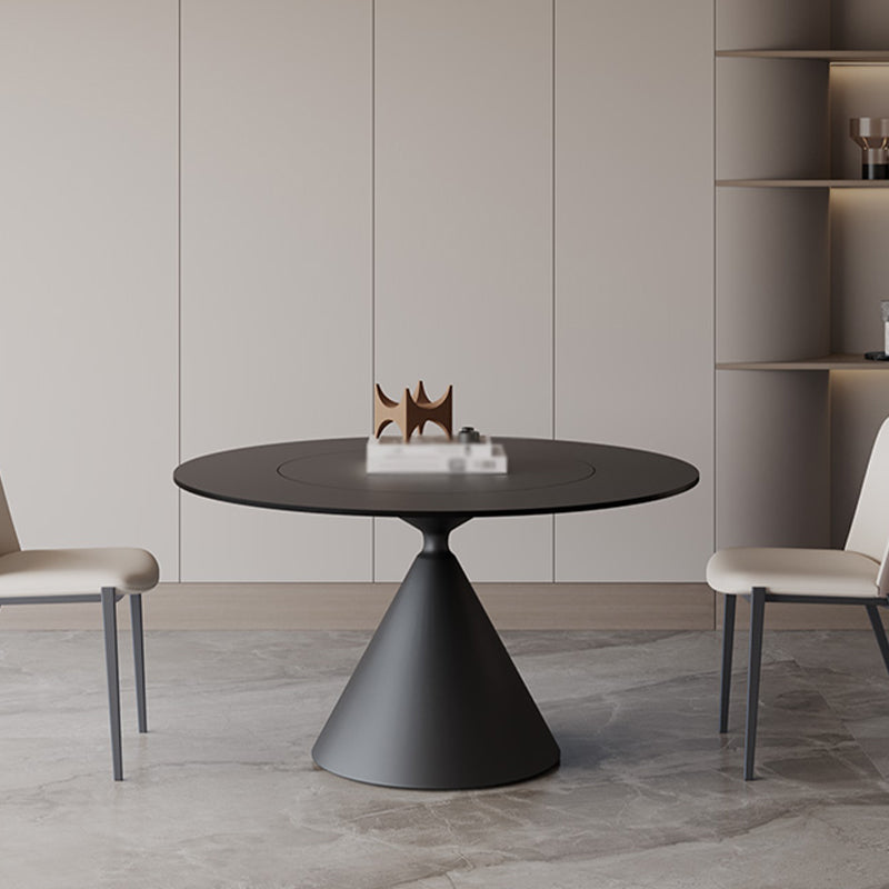 Sintered Stone Home Dining Table Modern Round Dining Room Table
