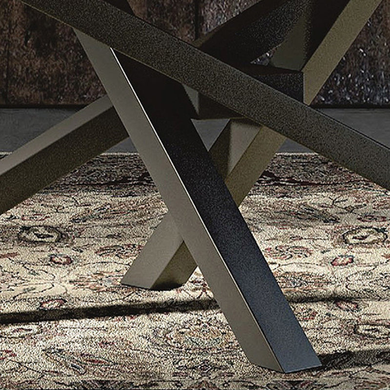 Modern Brown in Pine Dining Table Rectangle Dining Table for Kitchen