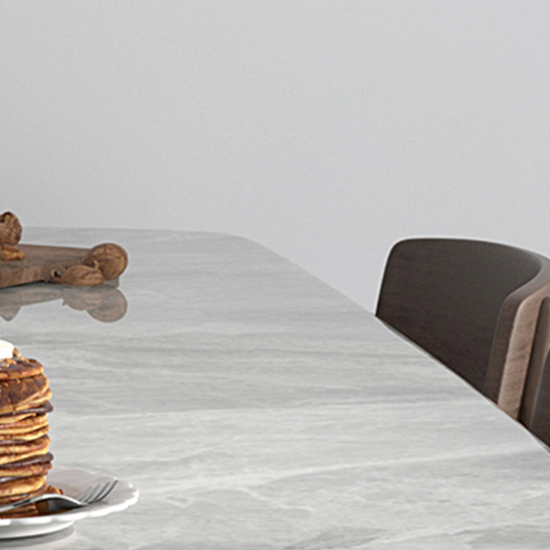 Sintered Stone Home Dining Table Modern Dining Room Table with 4 Legs
