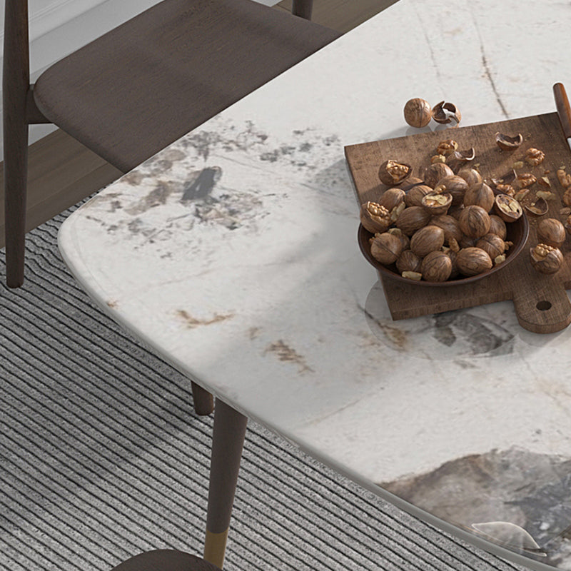 Sintered Stone Home Dining Table Modern Dining Room Table with 4 Legs