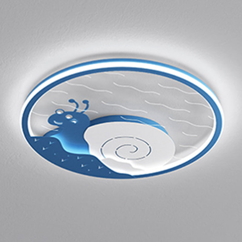 LED Flush Mount Ceiling Light Cartoon Animal Flush Mount Lamp for Child Room