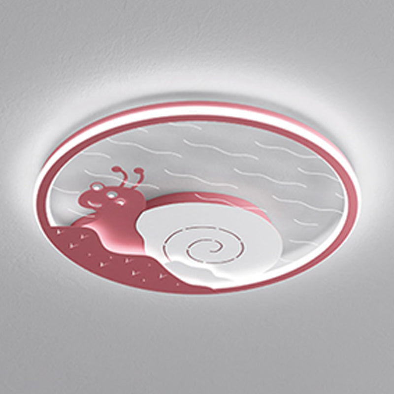 LED Flush Mount Ceiling Light Cartoon Animal Flush Mount Lamp for Child Room