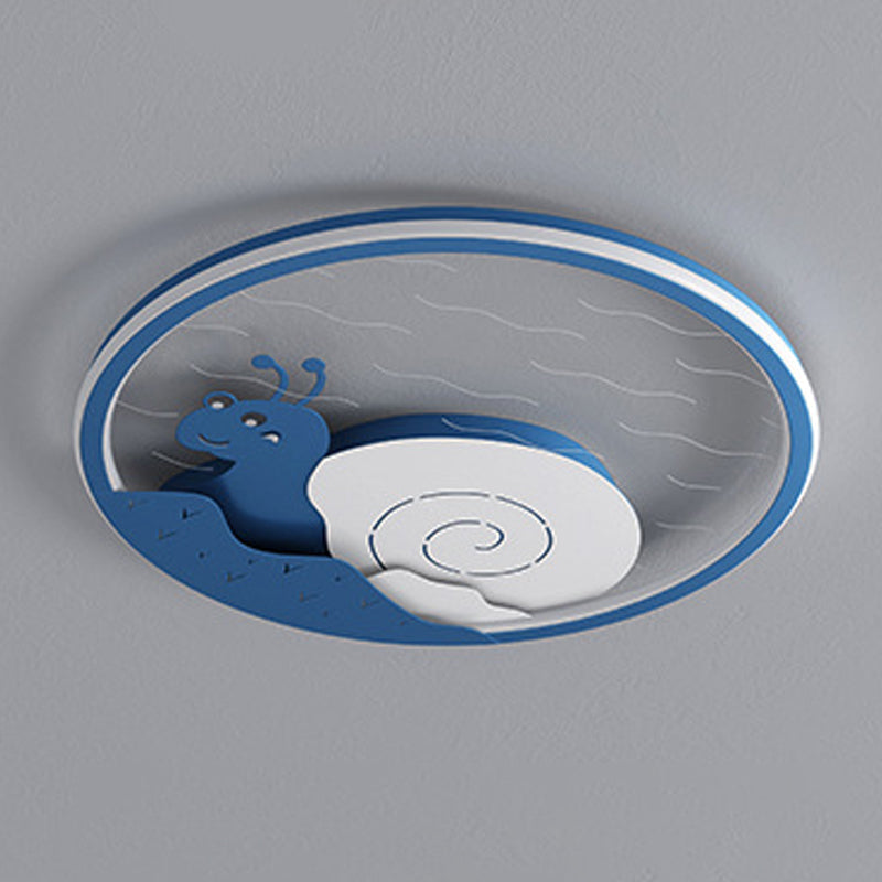 LED Flush Mount Ceiling Light Cartoon Animal Flush Mount Lamp for Child Room