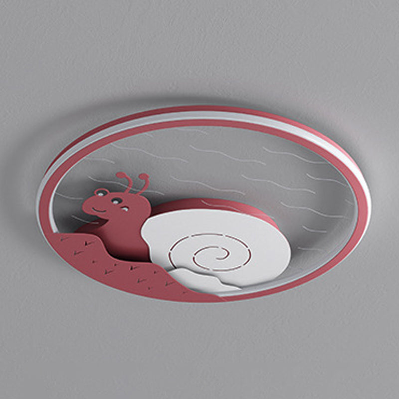 LED Flush Mount Ceiling Light Cartoon Animal Flush Mount Lamp for Child Room