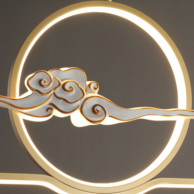 Contemporary Style Linear Shape Island Lighting Ideas Metal 2 Light Hanging Pendant Lights