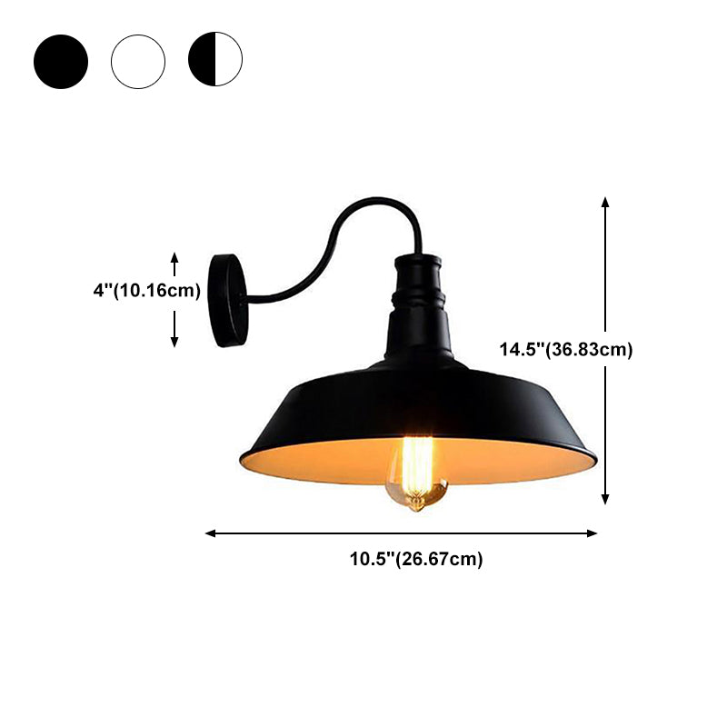 Industrial Metal Wall Lamp Household Wall Sconce Lighting Fixture for Bedroom