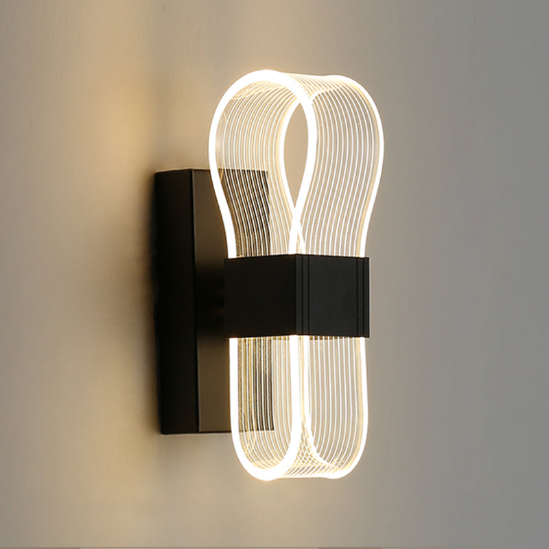 Modern Style Metal LED Wall Light Fixture Creative Wall Light Sconce for Bedroom
