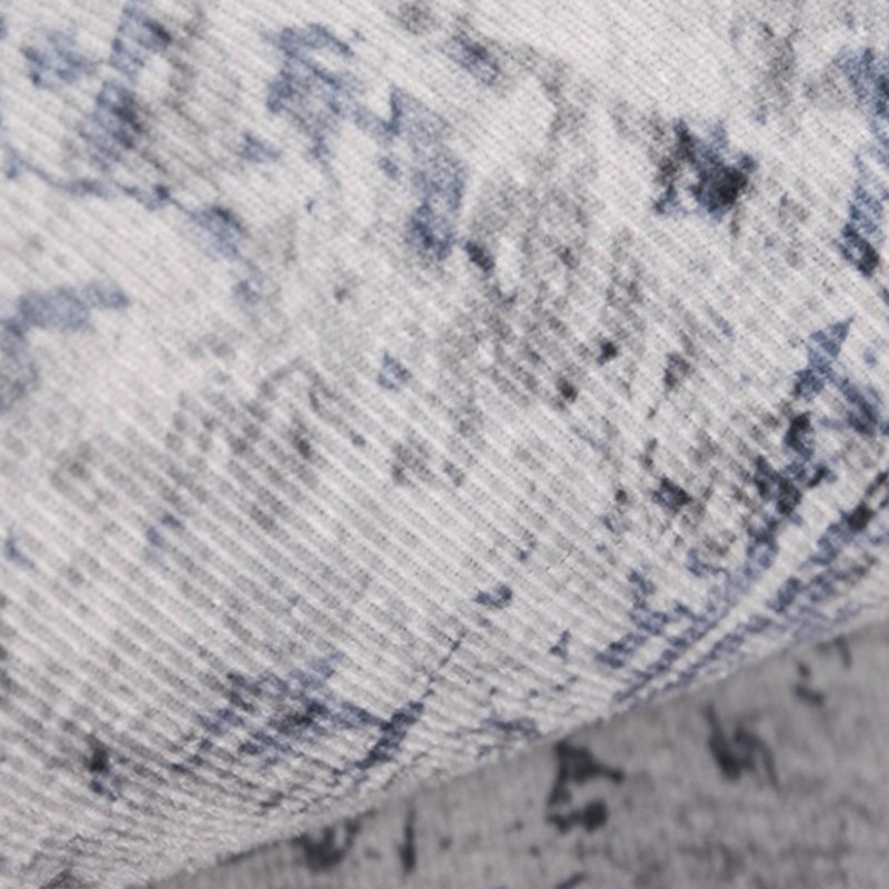 Gray Modern Carpet Polyester Graphic Carpet Non-Slip Backing Carpet for Home Decor