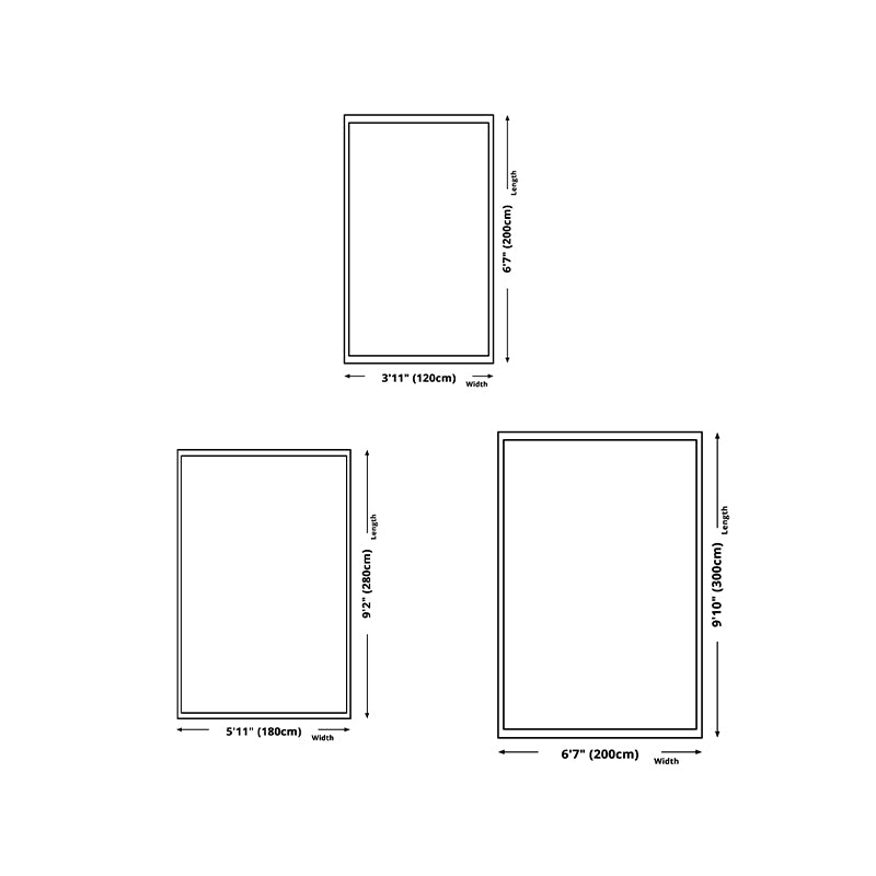 Gray Modern Carpet Polyester Graphic Carpet Non-Slip Backing Carpet for Home Decor