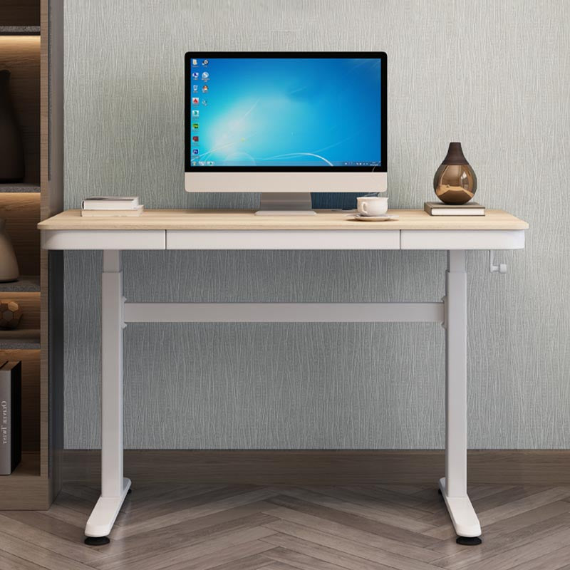 Contemporary Metal Trestle Base Desk Standing Desk Converter for Office