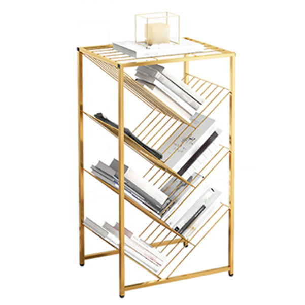 9.45"W Bookshelf Contemporary Style Bookcase for Study Room and Office