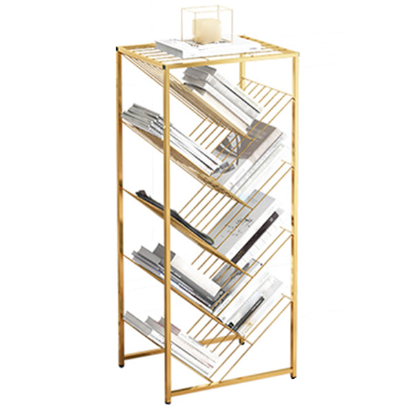 9.45"W Bookshelf Contemporary Style Bookcase for Study Room and Office