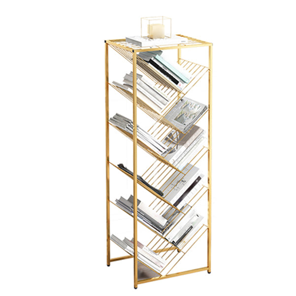 9.45"W Bookshelf Contemporary Style Bookcase for Study Room and Office