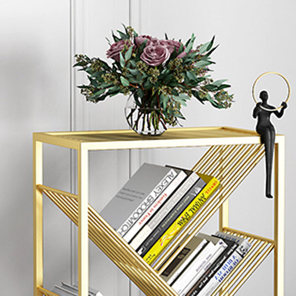 9.45"W Bookshelf Contemporary Style Bookcase for Study Room and Office