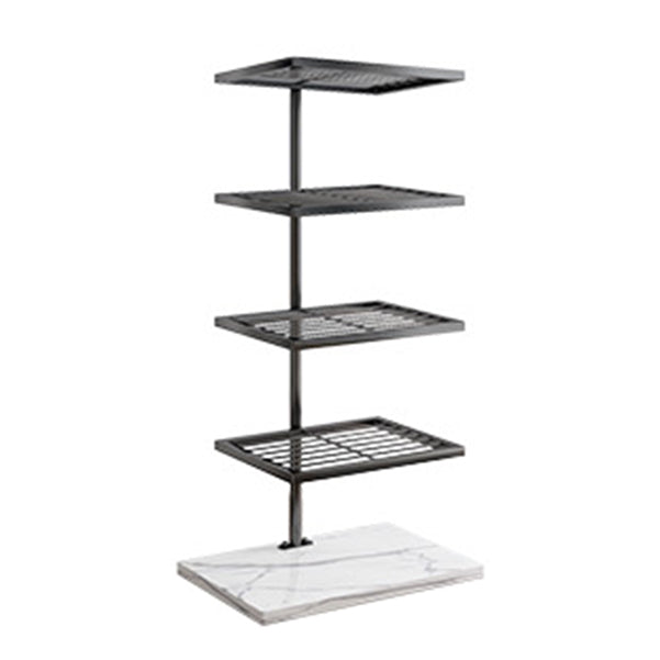 Contemporary Style Bookshelf Invisible Open Back Bookcase for Study Room and Office