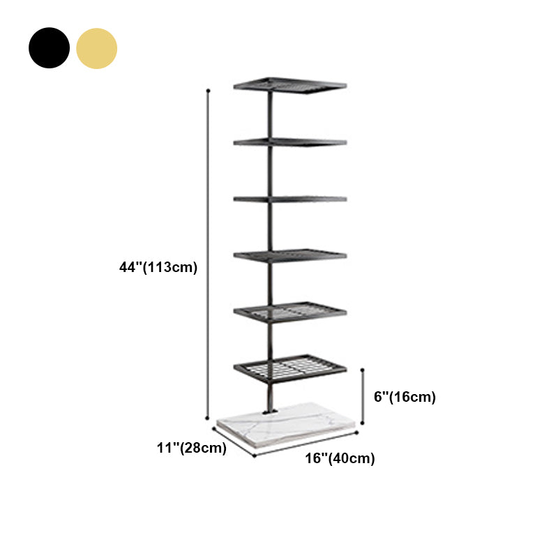 Contemporary Style Bookshelf Invisible Open Back Bookcase for Study Room and Office