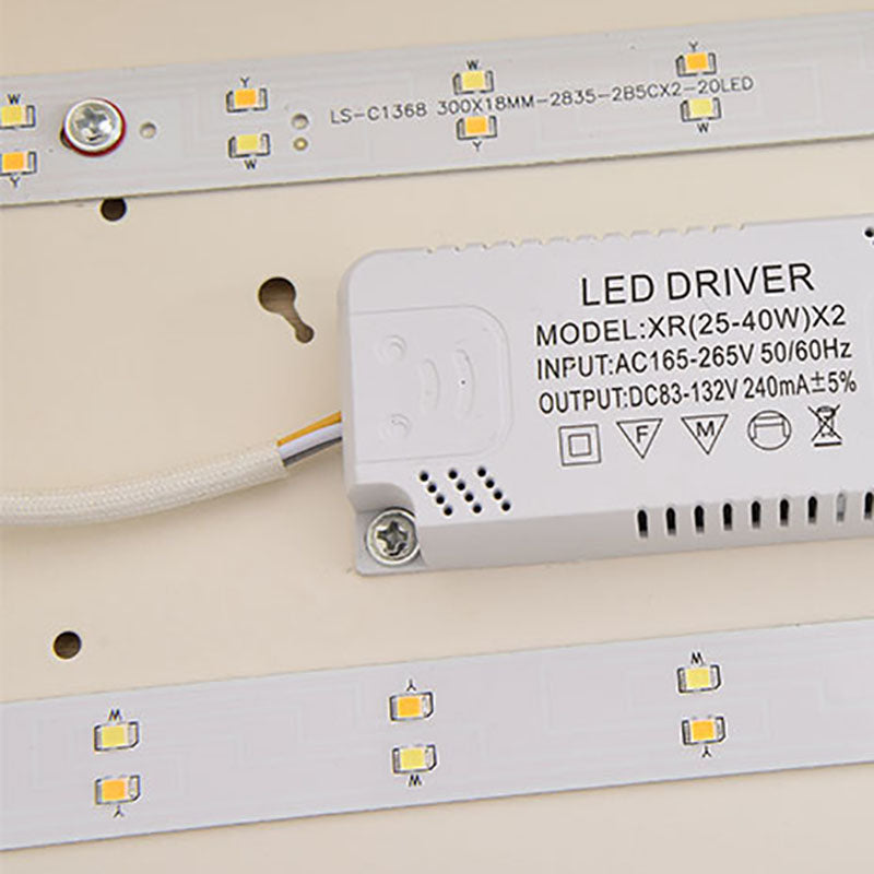 Nordic Hexagon Ceiling Light Metal LED Flush Mount Light in Gold for Office