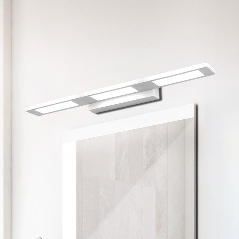 Rechteckige Acryl -Eitelkeitswandlicht Moderne LED LED LED LEGELCHLAFT
