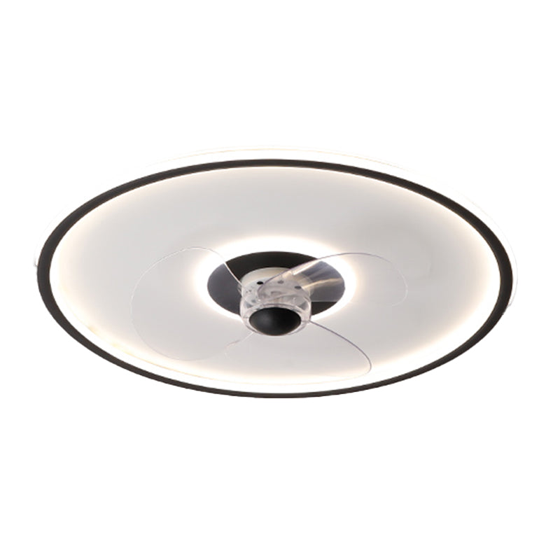 2 Light Ceiling Fan Lighting Modern Style Metal Ceiling Fan Light for Bedroom