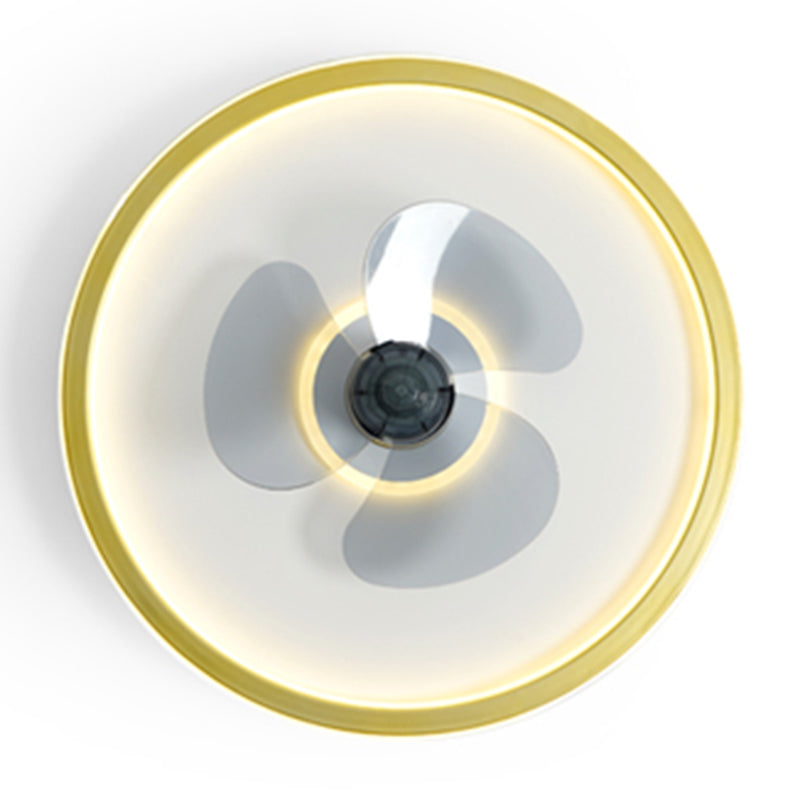 2 Light Ceiling Fan Lighting Modern Style Metal Ceiling Fan Light for Bedroom