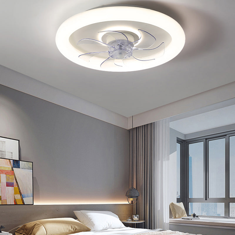 2 Light Ceiling Fan Lighting Modern Style Metal Ceiling Fan Light for Living Room