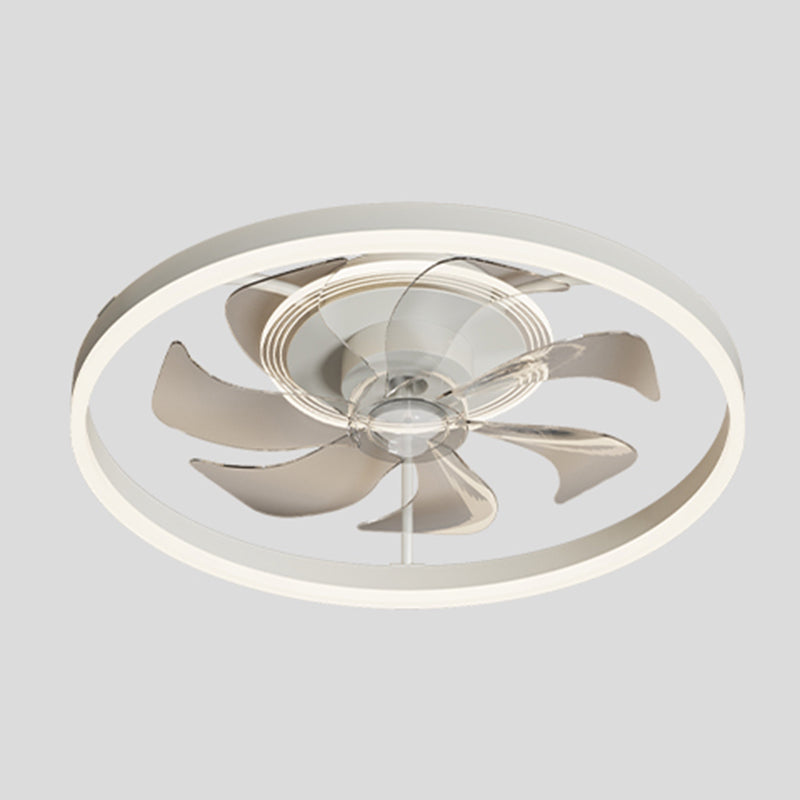 2 Light Ceiling Fan Lighting Modern Style Metal Ceiling Fan Light for Living Room