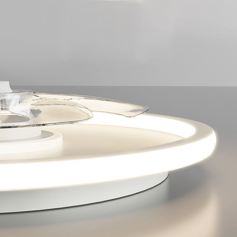 2 Light Ceiling Fan Lighting Modern Style Metal Ceiling Fan Light for Living Room