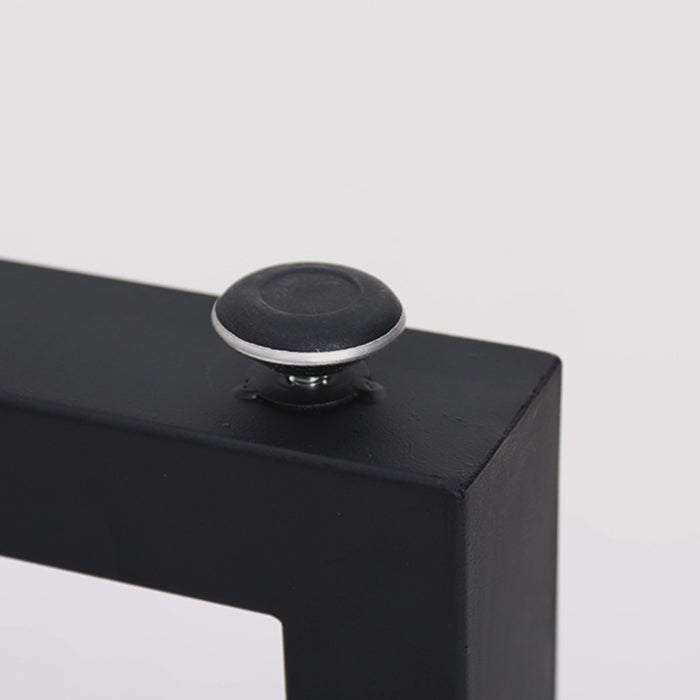 Rectangle Dining Table Contemporary Style Solid Wood Brown Dinner Table