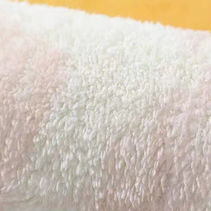 Beige Color Block Rug Polyester Nordic Indoor Rug Non-Slip Backing Rug for Drawing Room