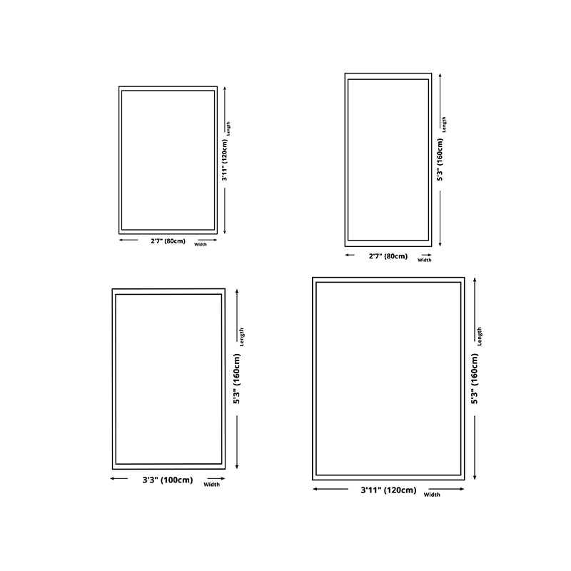 Dark Gray Modern Rug Polyester Abstract Pattern Rug Washable Rug for Drawing Room