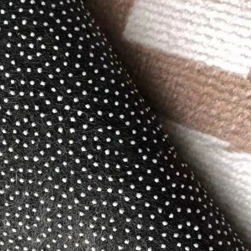 Brown Pattern Rug Polyester Modern Rug Non-Slip Backing Rug for Home Decor