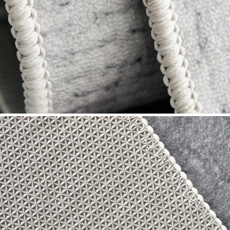 Beige Modern Rug Polyester Graphic Rug Stain Resistant Rug for Living Room