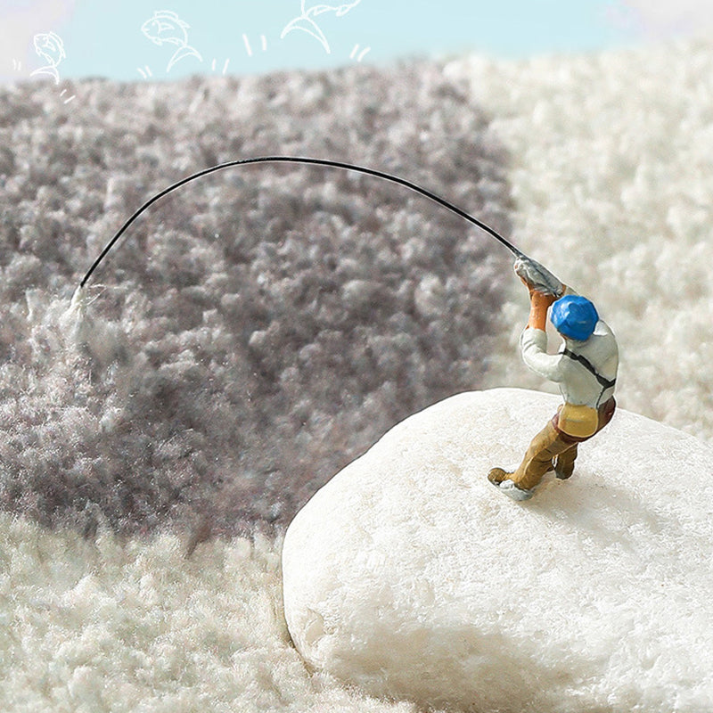 Green Modern Rug Polyester Irregular Line Rug Washable Rug for Drawing Room